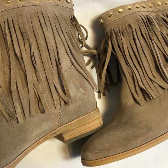 Michael Kors Billy Fringe Booties - Picture 9 of 15